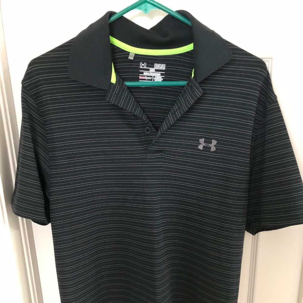 Under Armour Golf Polo - HeatGear Loose Polo - EUC - Medium